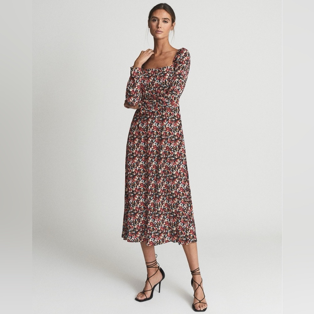 Floral Long Sleeve Dress